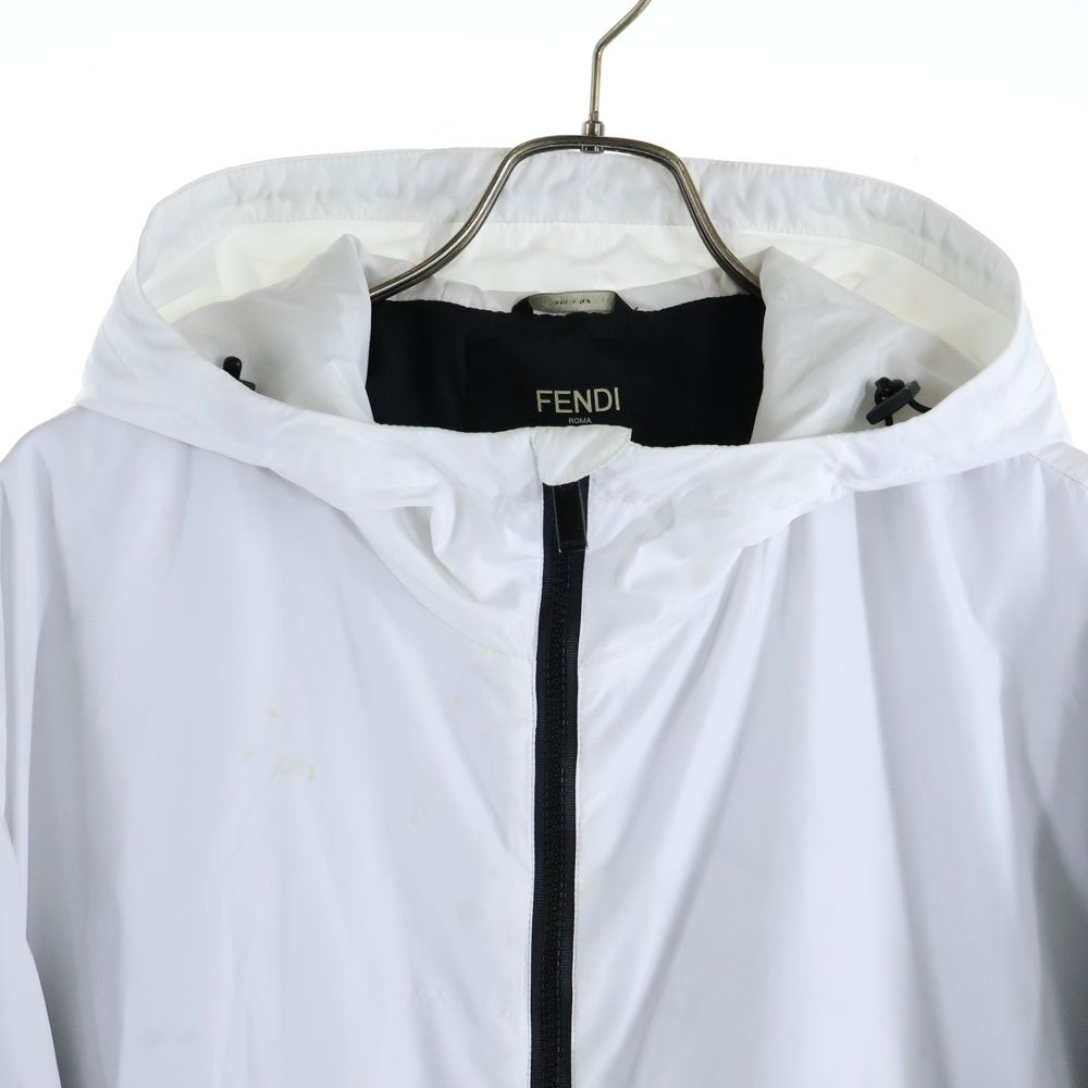 FENDI (フェンディ) フーデッドナイロンブルゾン ウィンドブレーカー