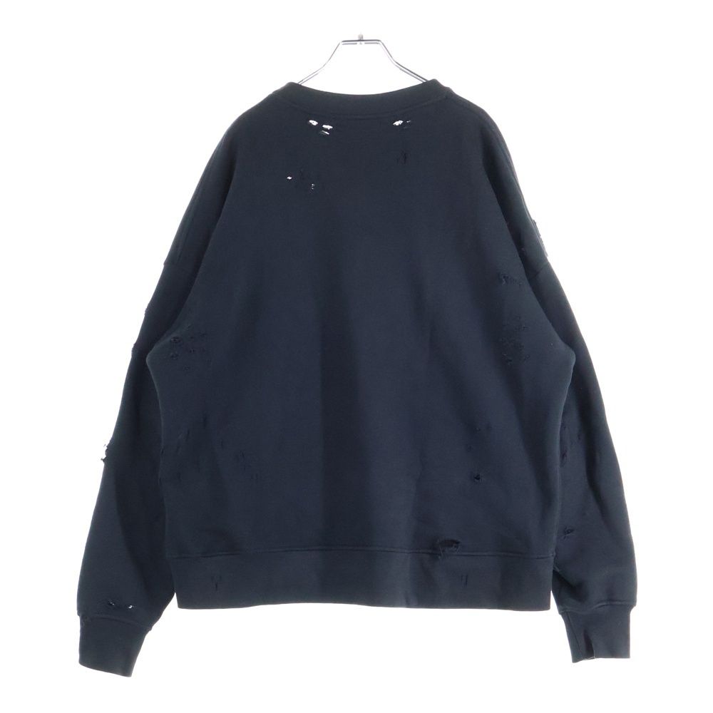 AMIRI (アミリ) CHAOS グランジ ダメージ加工 クルーネックスウェット
