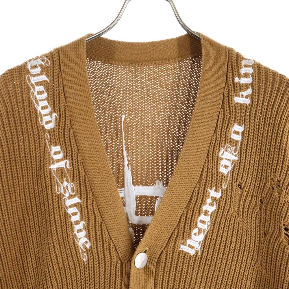 cvtvlist (カタリスト) 24SS KNIT CARDIGAN 刺繍 プリントロゴ