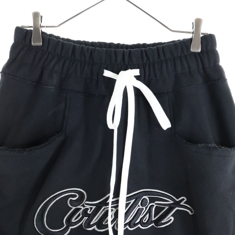 カタリストロゴ刺繍 ブラック サルエルパンツ カタリスト CVTVLIST USUAL PANTS BLACK SIZE1 スウェット サルエル