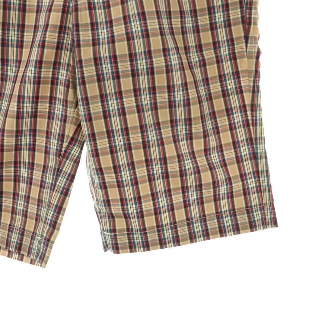 コムデギャルソンオム COMME des GARCONS HOMME HK-P036 AD2012 チェック ハーフパンツ ショートパンツ S グレージュ マルチカラー /ES OS
