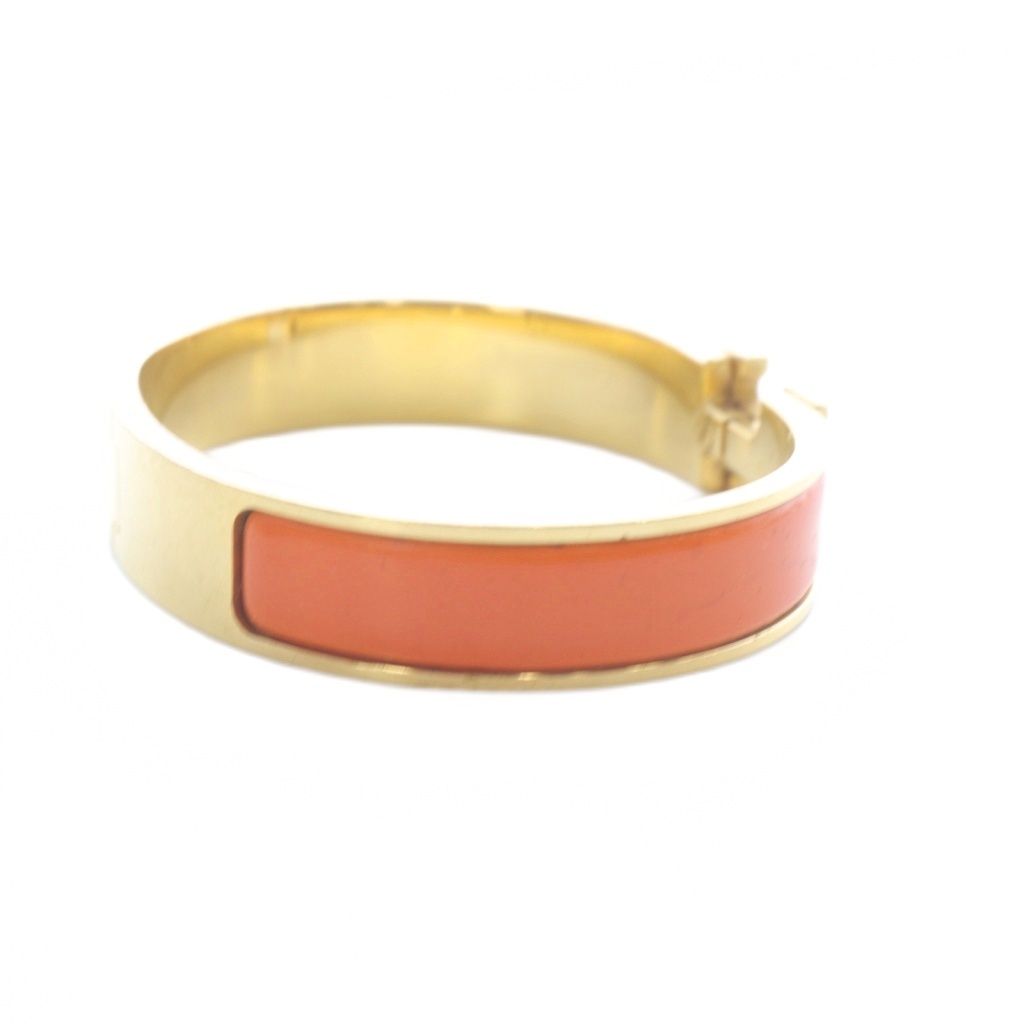 エルメス HERMES クリック H ブレスレット バングル ロゴ ゴールド色