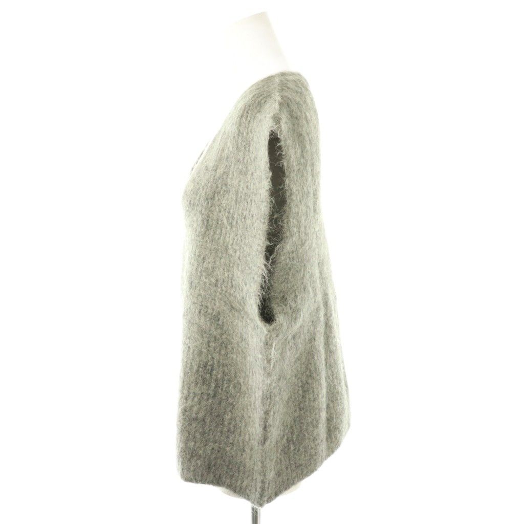 スピック&スパン Spick&Span 24AW アルパカ混ニットベスト グレー /ES