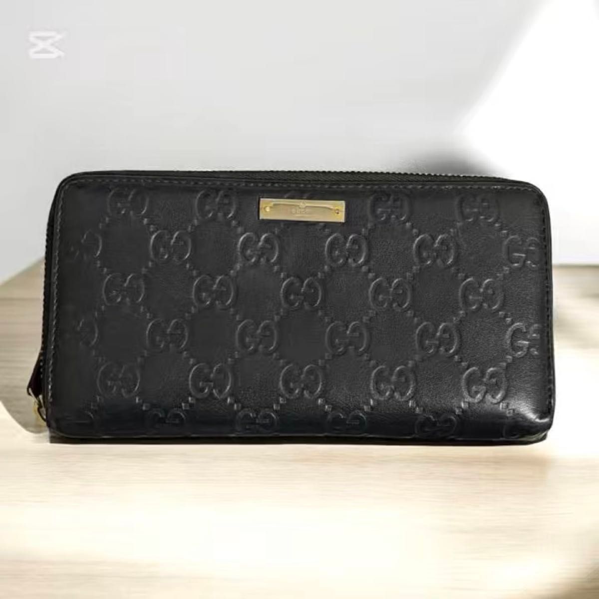 【美品】 GUCCI グッチ ケース シマ ラウンドファスナー ブラック 楽天市場】【財布】GUCCI グッチ グッチシマ ラウンドファスナー 長