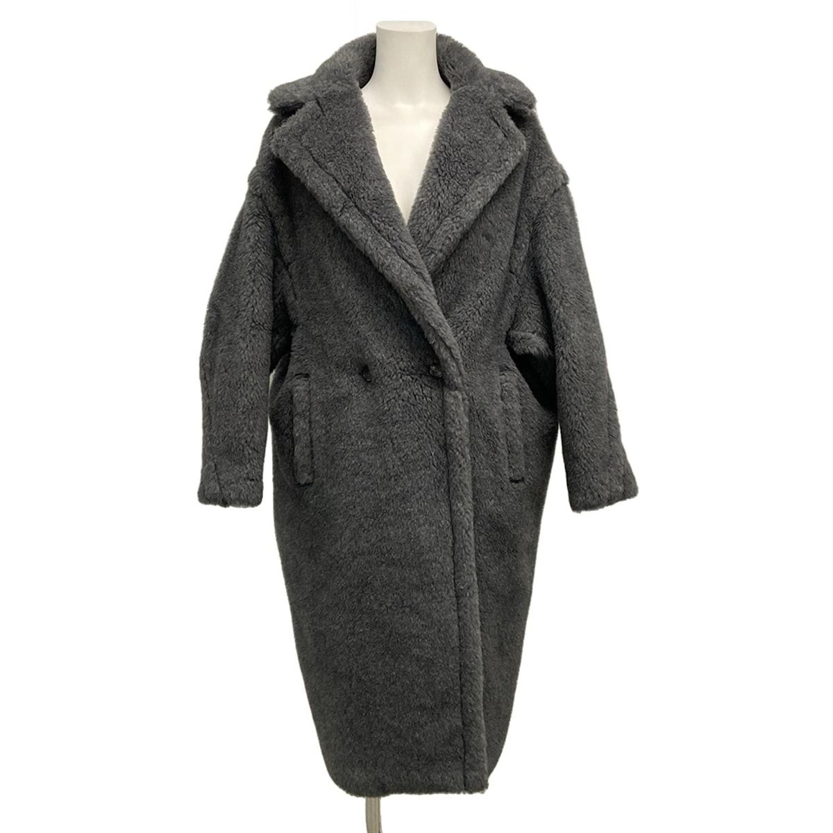 MaxMara マックスマーラ テディベア ロングコート アルパカ グレー 口コミ・レビュー｜MaxMara☆最新作 テディベア アイコンコート グレー
