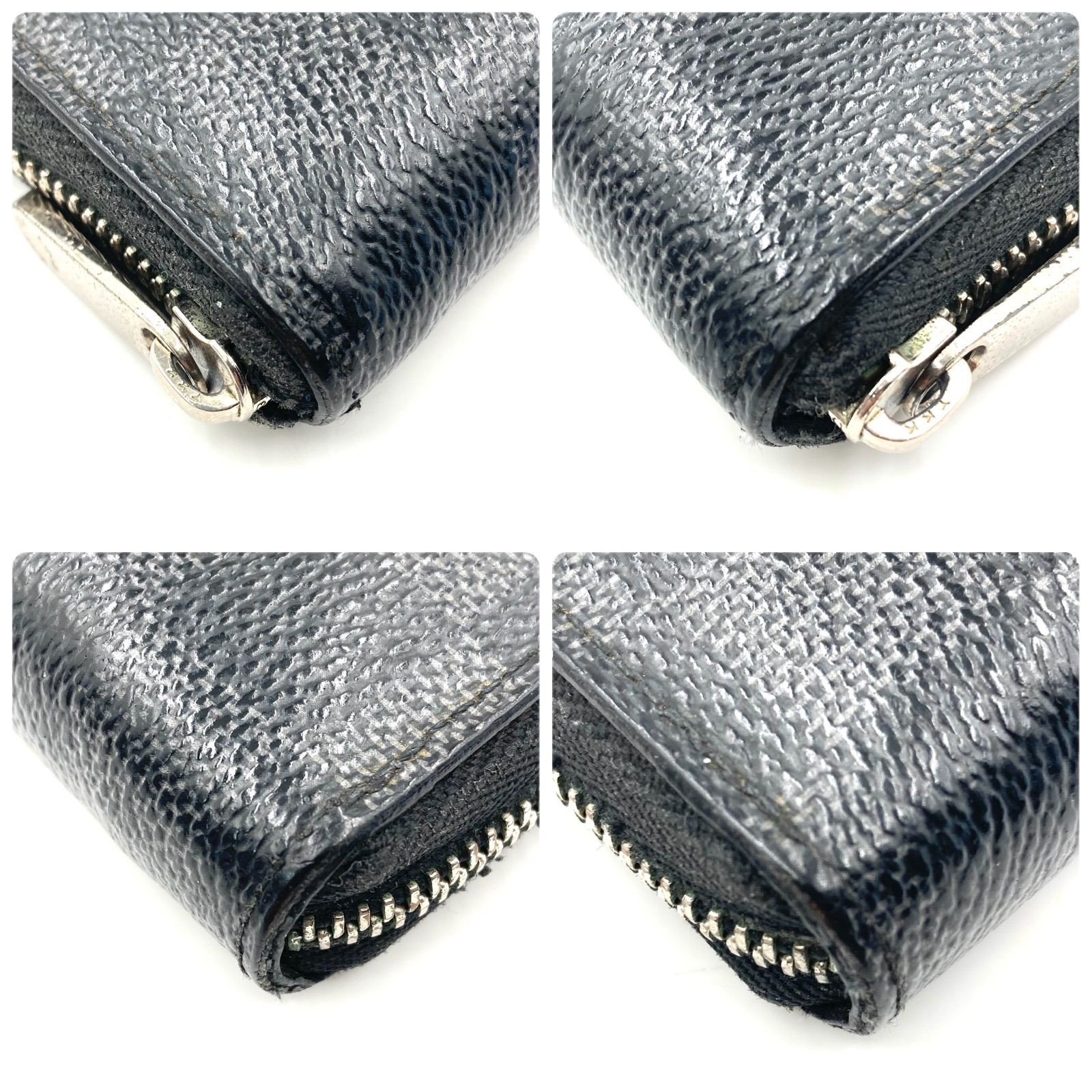 LOUIS VUITTONジッピーパース　ダミエグラフィット 極美品】ルイヴィトン☆ ダミエ グラフィット ジッピーパース LOUIS