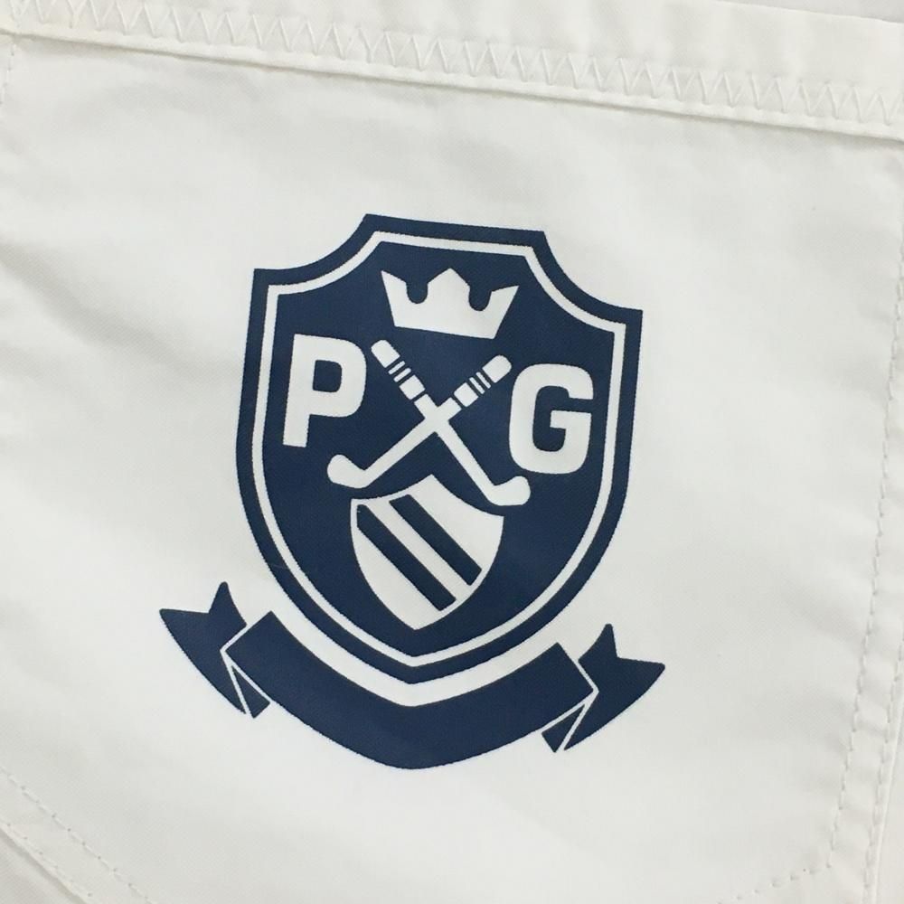 美品】パーリーゲイツ ショートパンツ 白 ニコちゃん スマイル