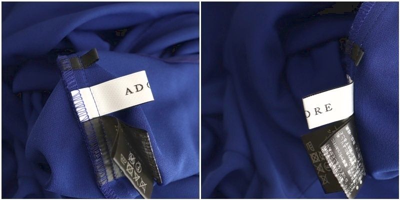 【中古】アドーア ADORE ドライジャージーワンピース 38 ブルー /DO ■OS レディース アドーア ADORE ドライジャージーワンピース 38 ブルー /DO □OS