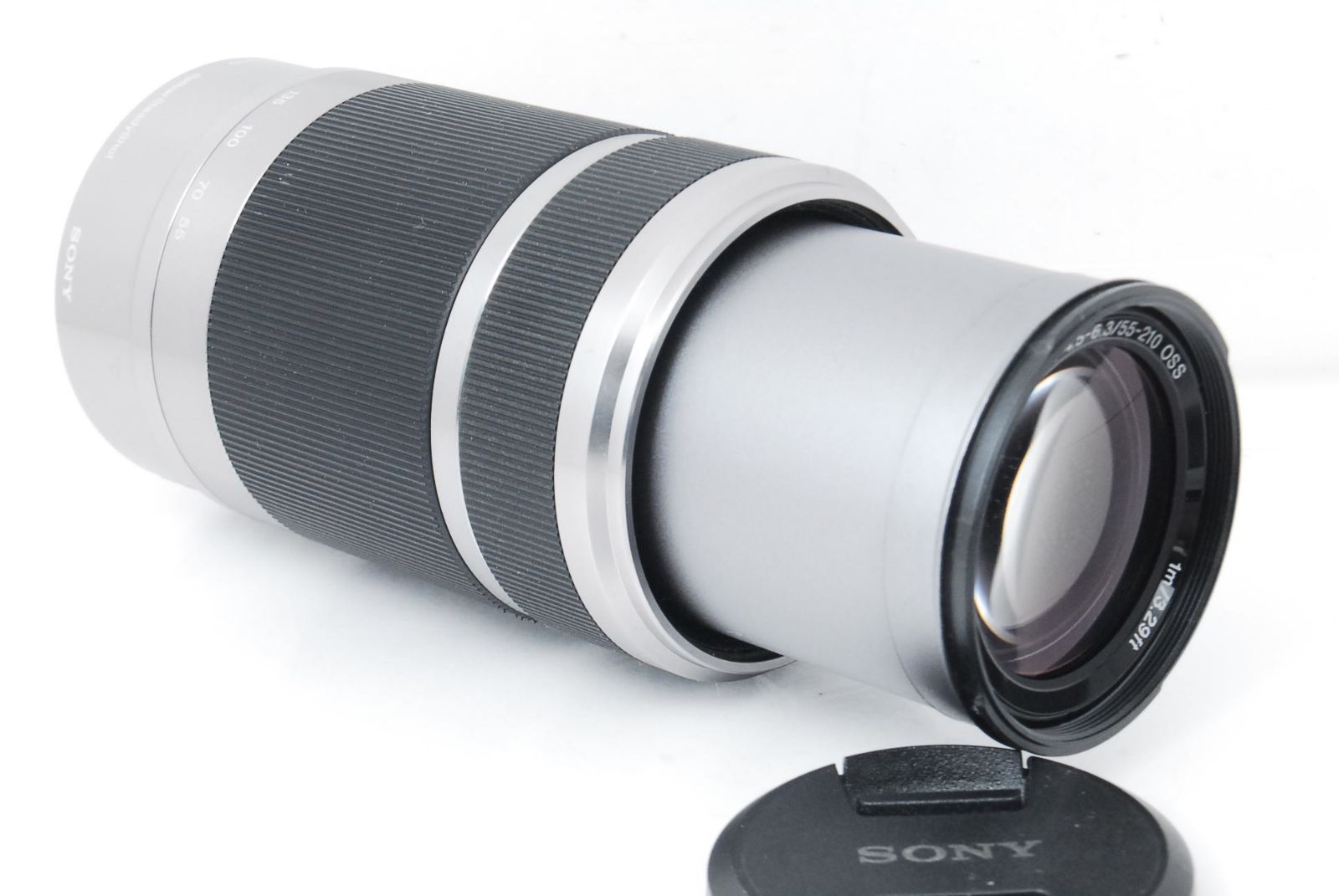 ☆レンズフィルター付き！☆ソニー E 55-210mm 注文 OSS シルバー