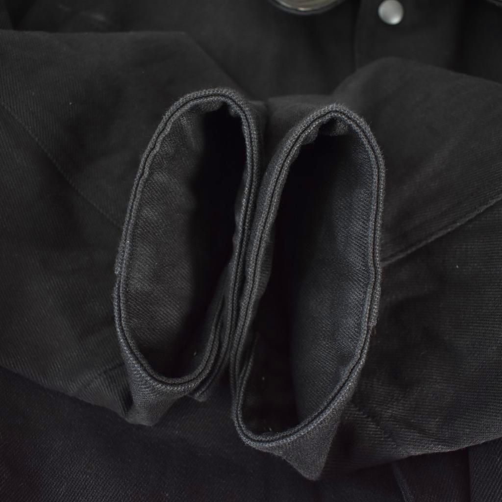 コモリ COMOLI 25AW デニムレザーワークジャケット カバーオール