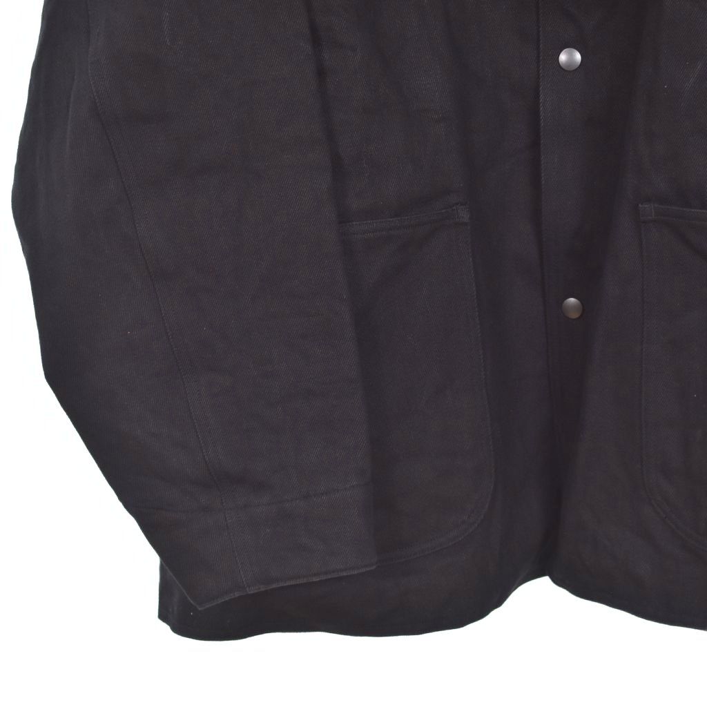 コモリ COMOLI 25AW デニムレザーワークジャケット カバーオール