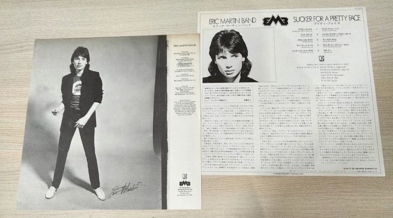 ERIC MARTIN BAND「プリティ・フェイス」レコード 帯付 中古 ERIC MARTIN BAND「プリティ・フェイス」レコード 帯付 中古 ERIC