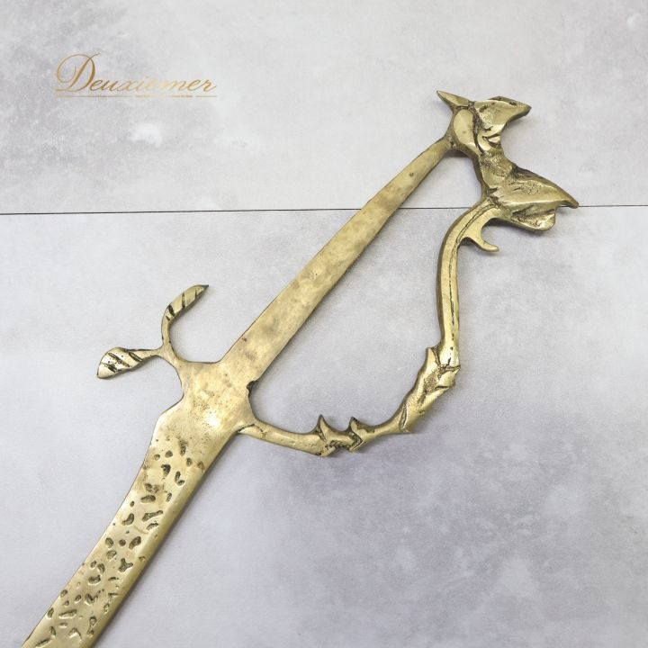 ベリーダンス 小物 シミター ソード ゴールド系 剣 刀 全長72cm 重さ