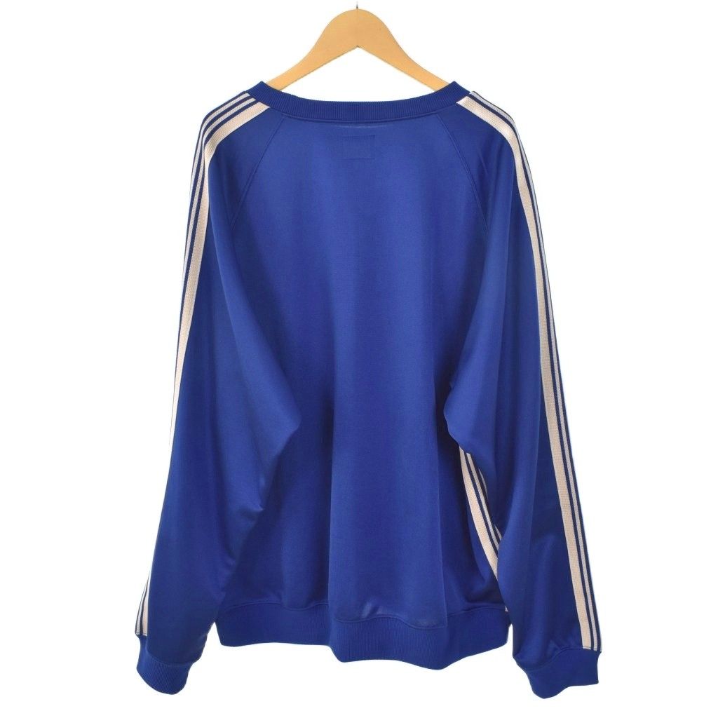 Needles トラックスウェット 青 ニードルス ニードルズ Needles TRACK CREW NECK SHIRT POLY SMOOTH
