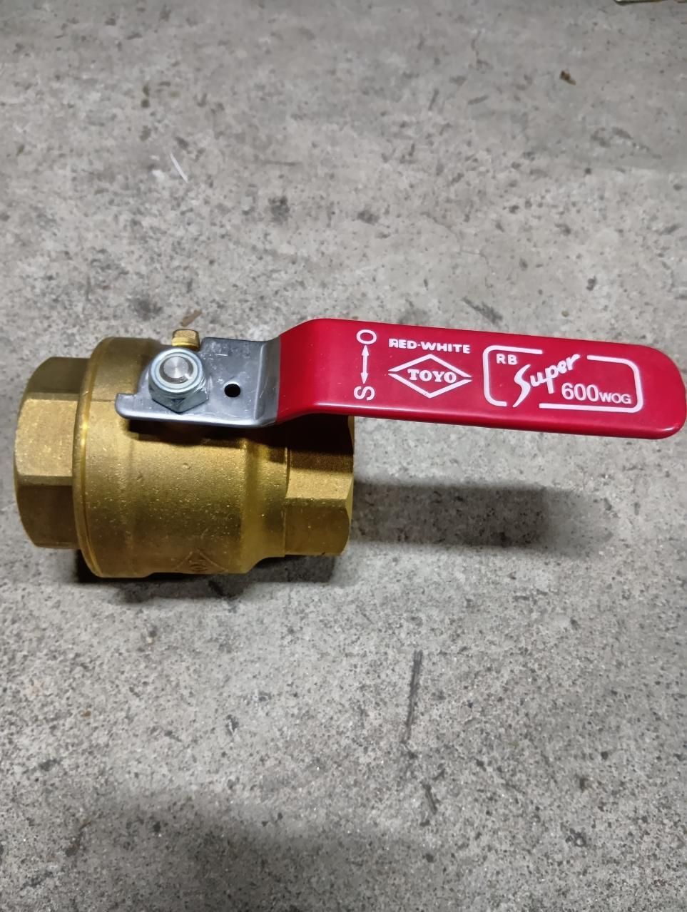 東洋バルウ゛ 600 RB-N 黄銅ねじ込み形ボールバルブ 50 A