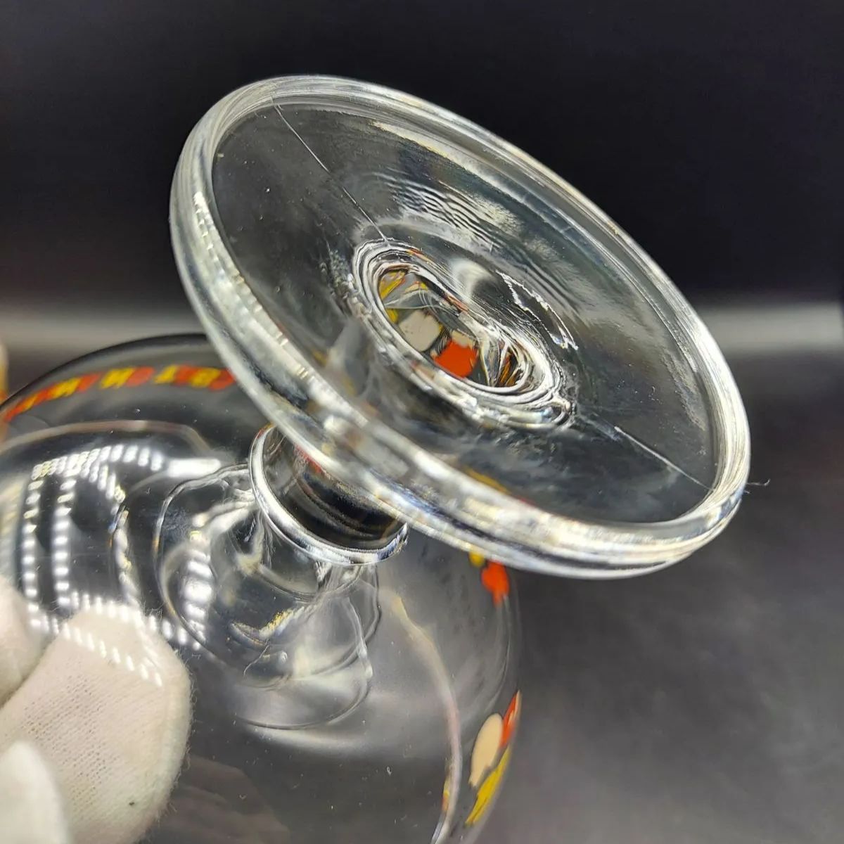 M》①サンリオ みんなのたあ坊 デザートグラス 2セット ガラス グラス