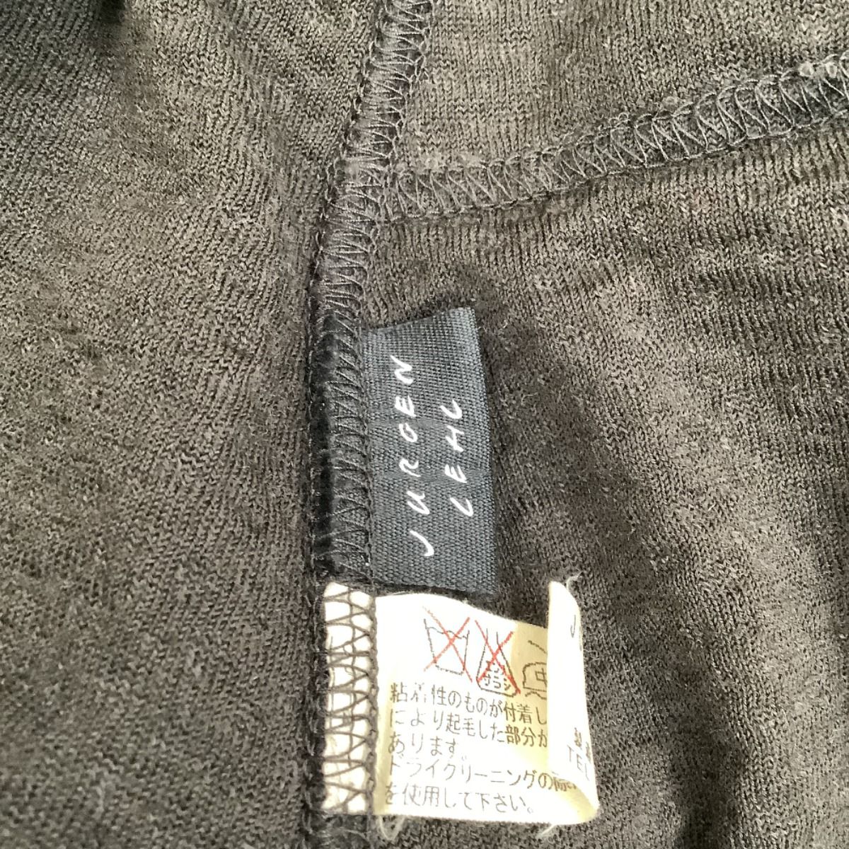  JURGEN LEHL ヨーガンレール レディース カーディガン SIZE M ブラック 長袖 カーディガン ボレロ アンサンブル