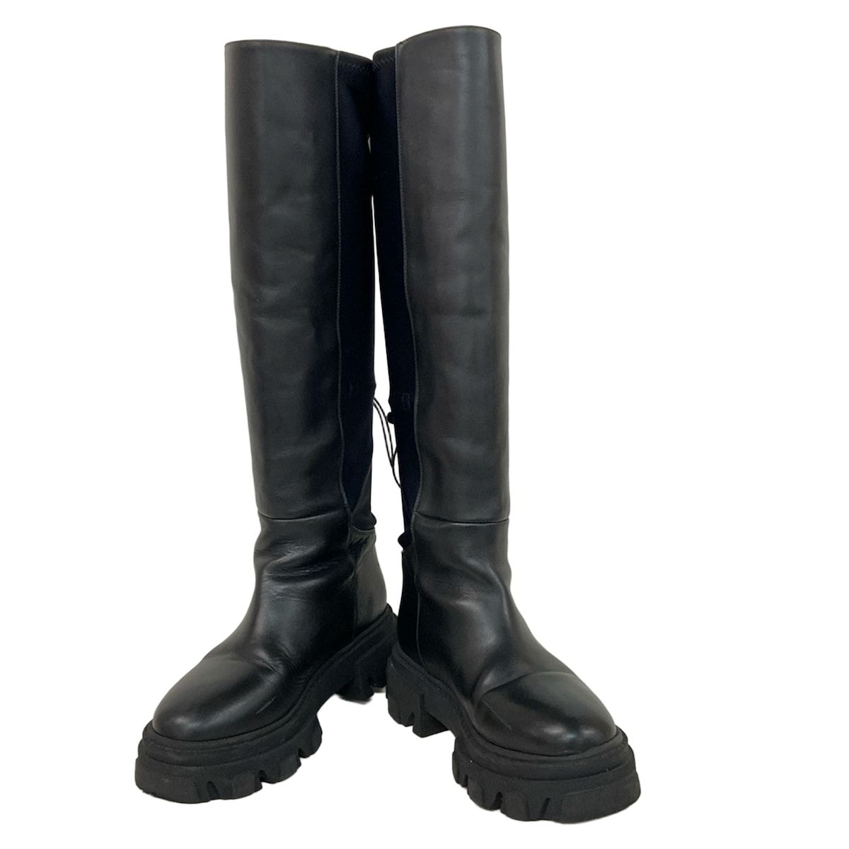 GIA ジアボルギーニ ロングブーツ 36 レディース - 黒 レザー