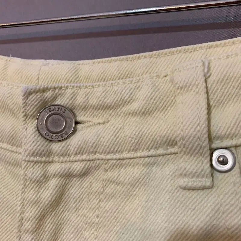  M RECTO レクト イェロー ストレートデニム デニム その他 デニム ジーンズ