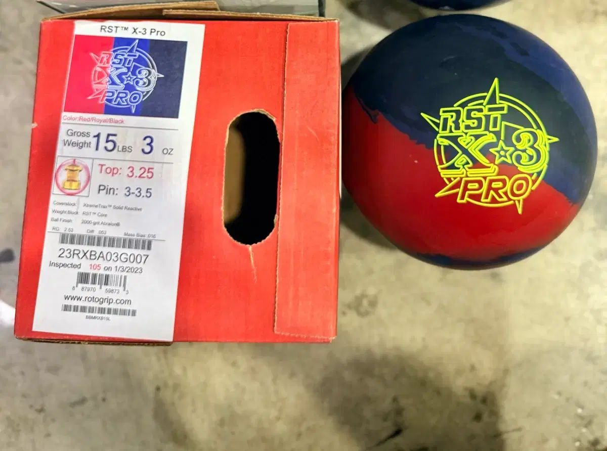 ロトーグリップ RST X 3 Pro ボーリング 15 パウンド ボール