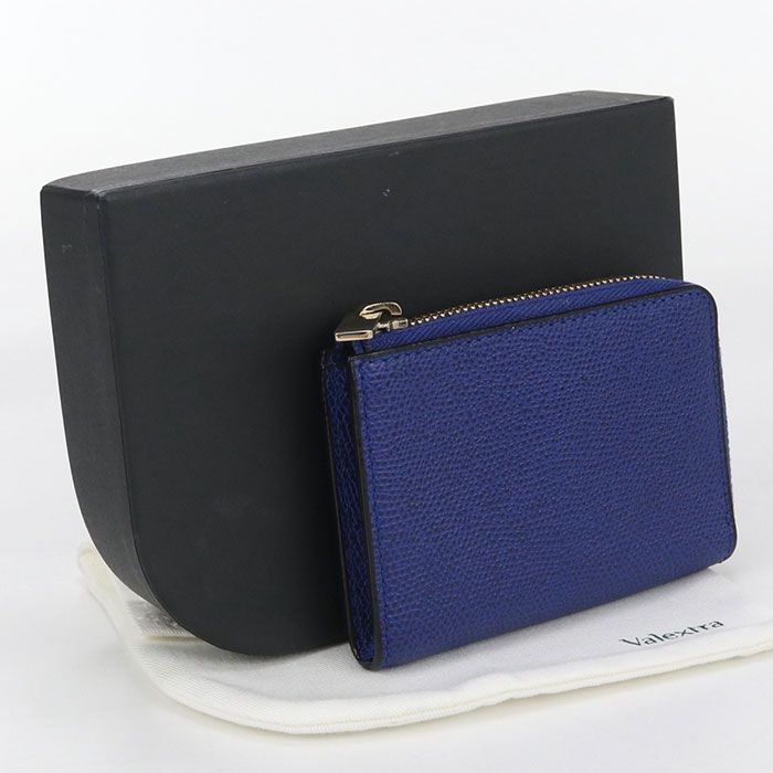 Valextra ヴァレクストラ ジップキーホルダー 小銭入れ ソフトカーフスキン ユニセックス