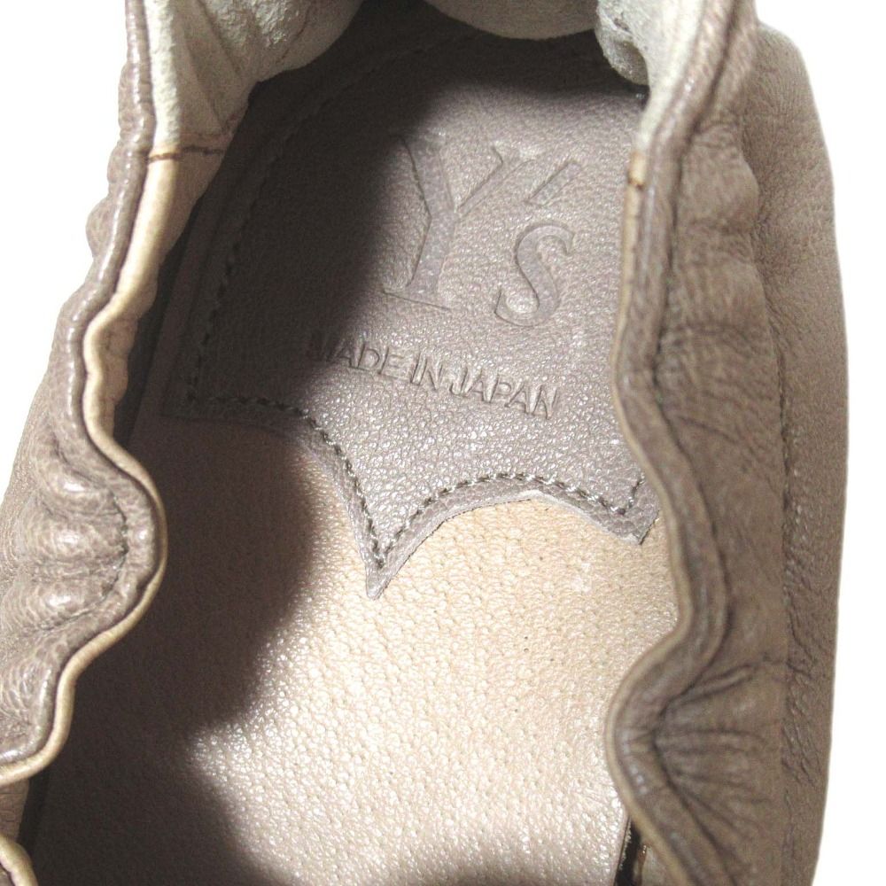 未使用 Y's Yohji Yamamoto ワイズ ヨウジヤマモト レザー 未使用 Y's Yohji Yamamoto ワイズ ヨウジヤマモト レザー