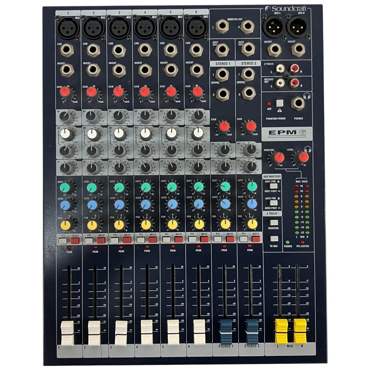 Soundcraft サウンドクラフト EPM6 アナログミキサー 音響機材 中古