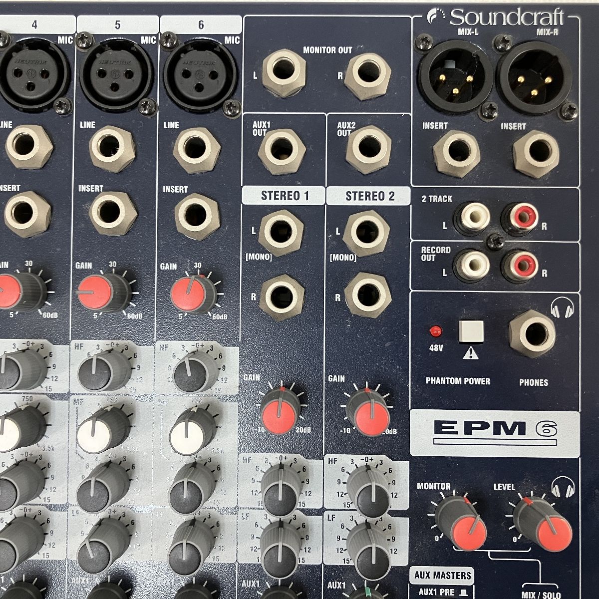 Soundcraft サウンドクラフト EPM6 アナログミキサー 音響機材 中古