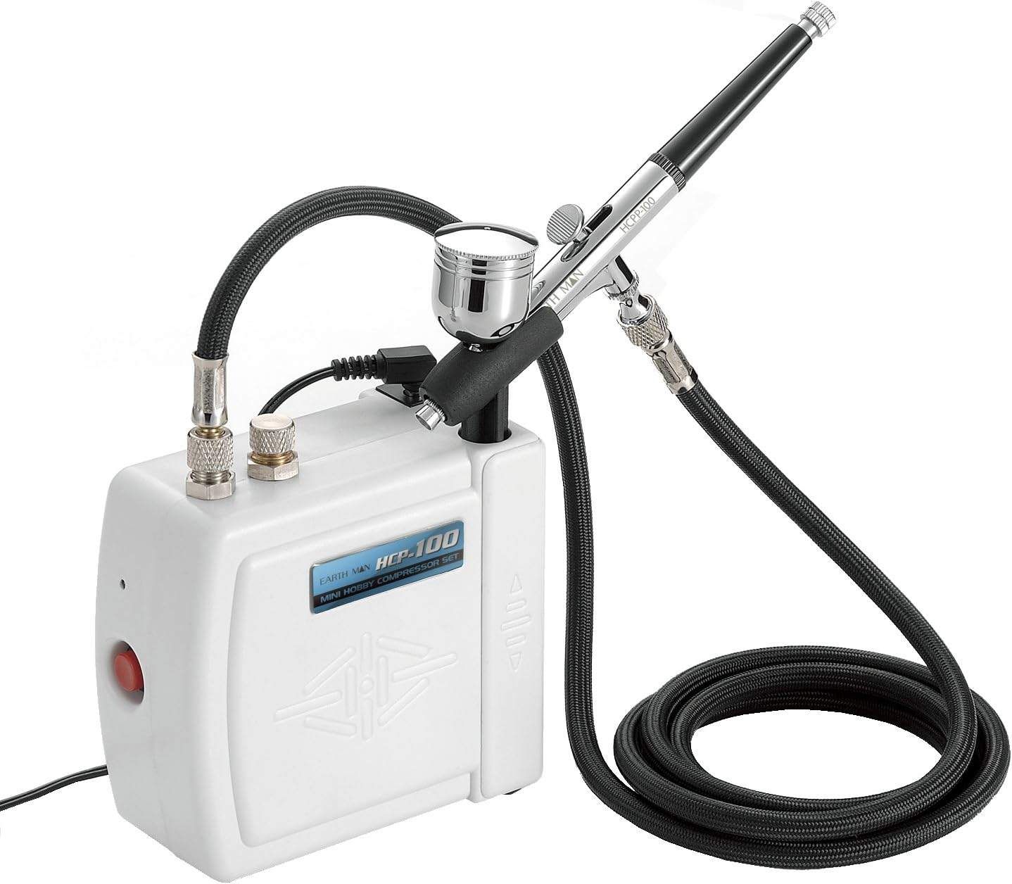 中古 高儀(Takagi) ミニホビーコンプレッサーセット EARTH MAN HCP-100