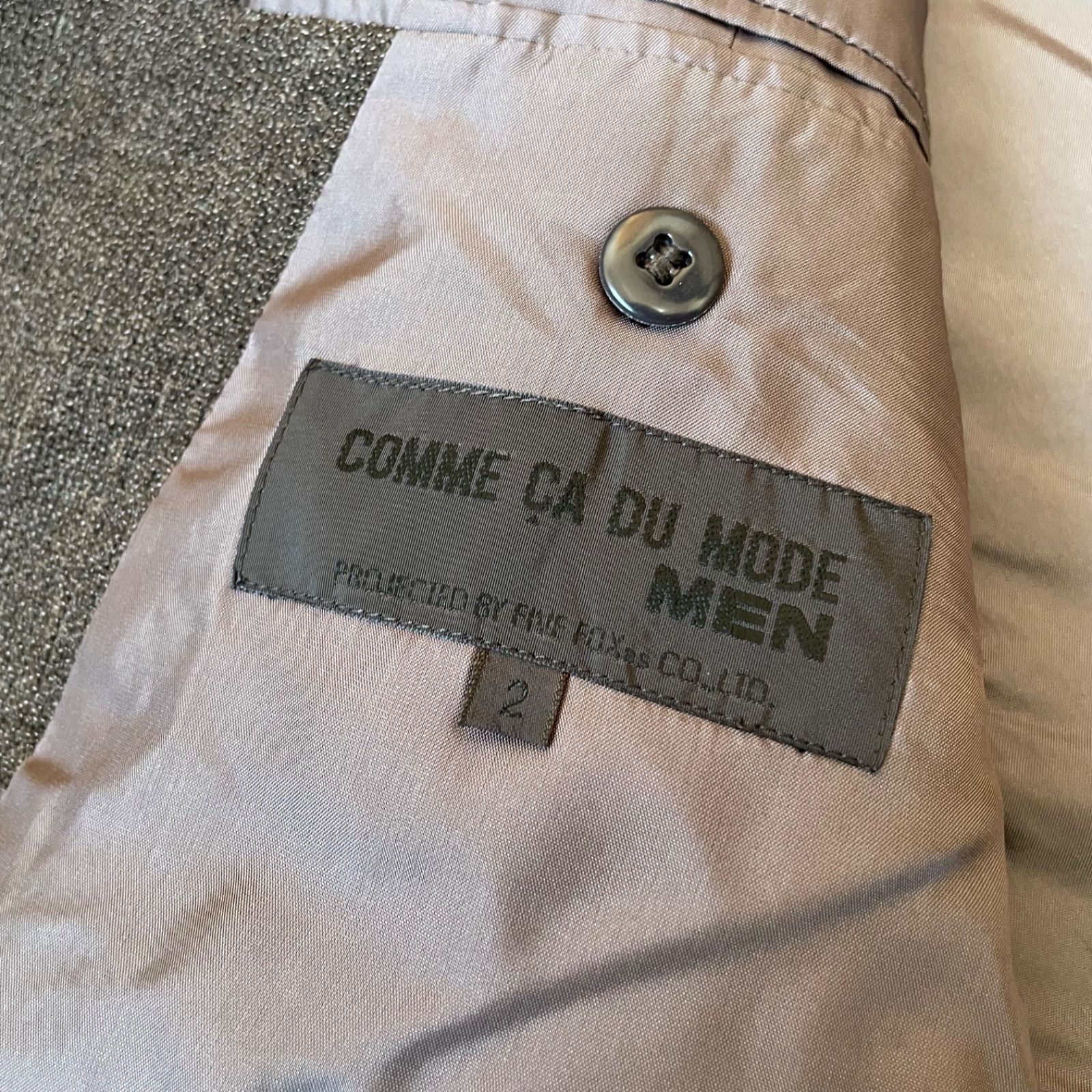 ZM1641【美品】COMME CA DU MODE コムサデモード スーツ セットアップ 