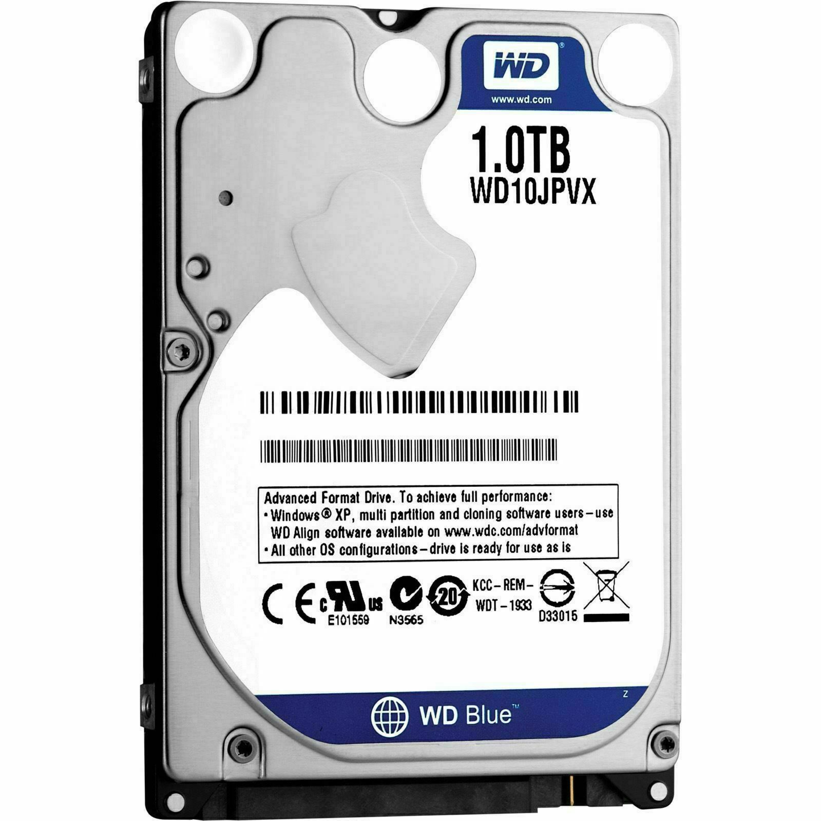 【3年保証】Hard Drive WD Blue Scorpio WD10JPCX 1TB 5400RPM SATA II 8MB Cache 2.5 Scorpio Blue Western DISK DRIVE Compatible)