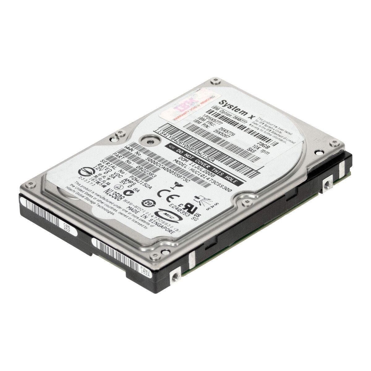 3年保証】IBM Hard Drive 26K5779 26K5267 HUC101473CSS300 73GB 10K