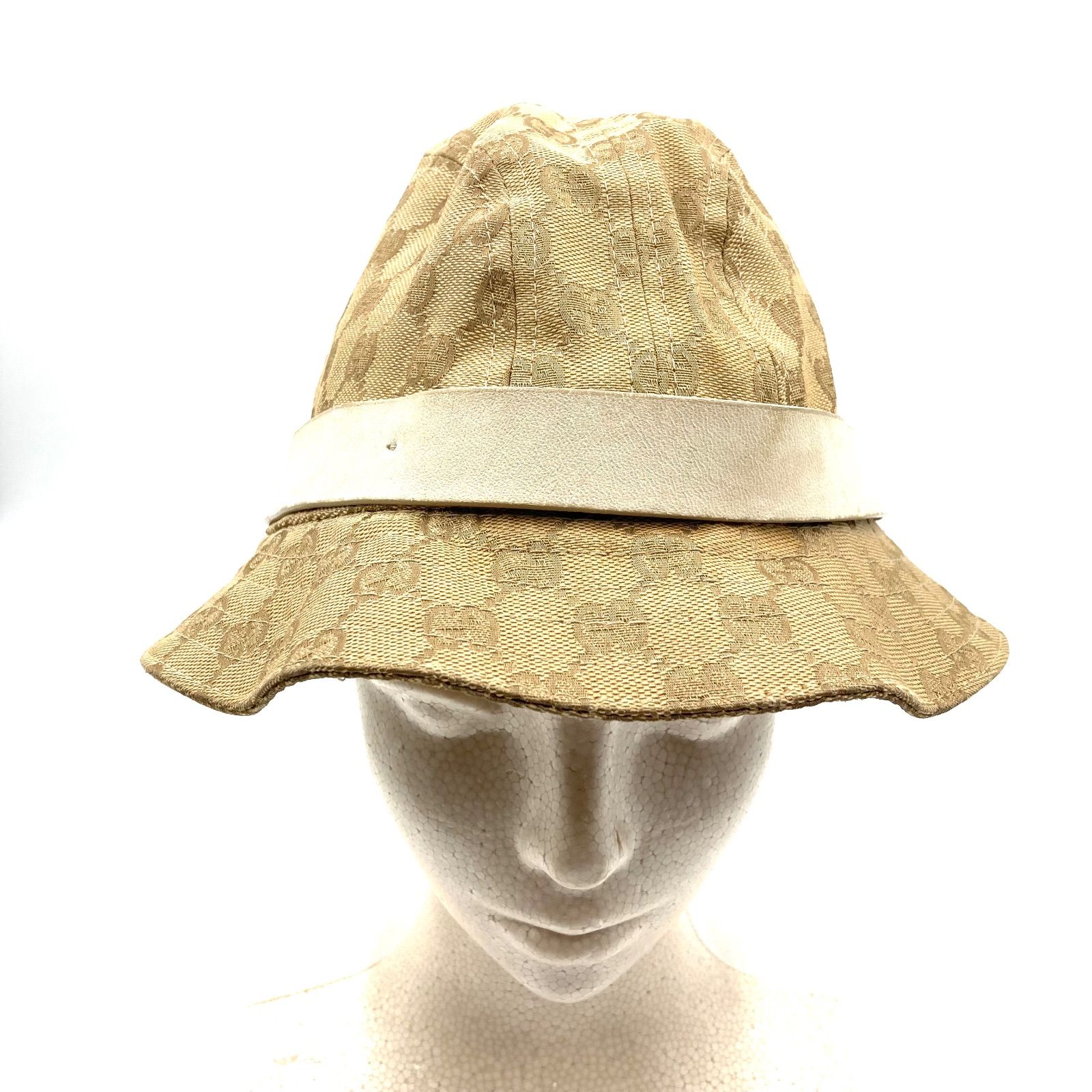 GUCCI グッチ GGキャンバス バケットハット フェドラハット キャンバス