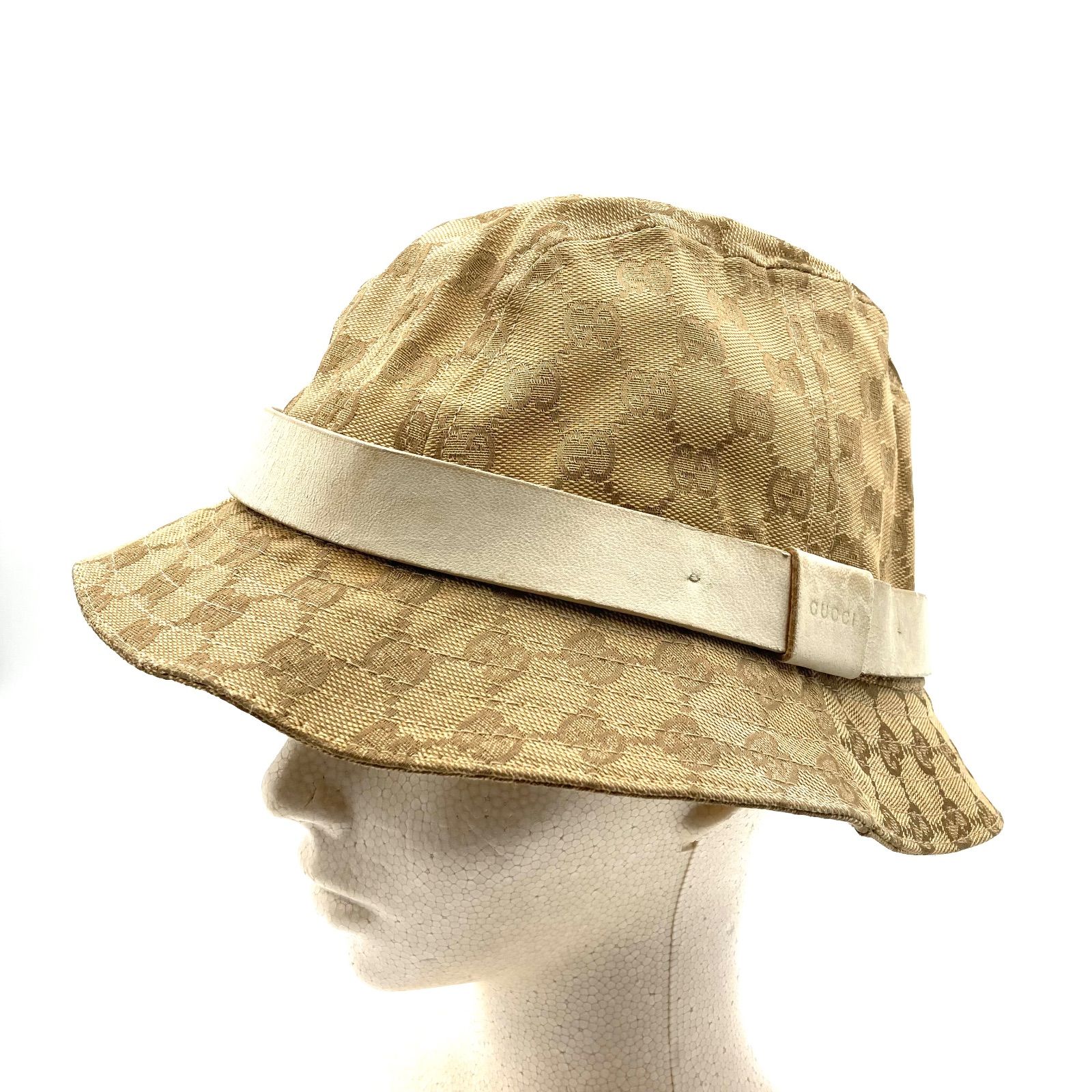 GUCCI グッチ GGキャンバス バケットハット フェドラハット キャンバス