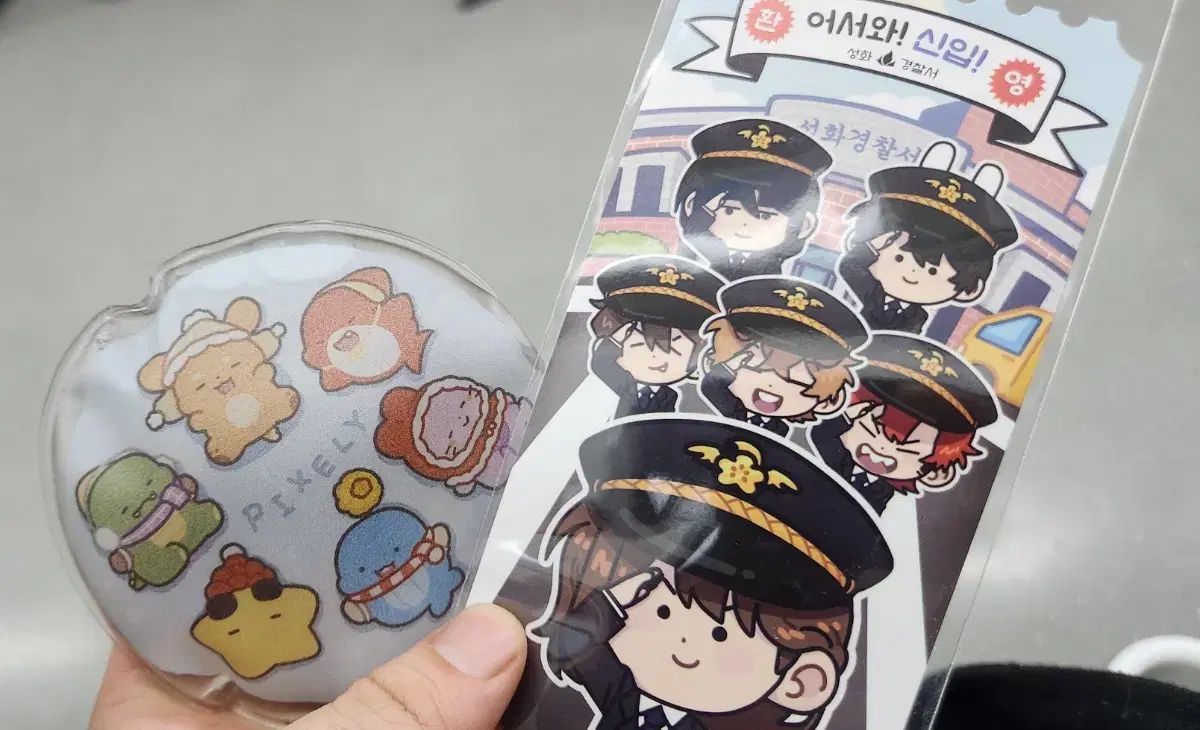 ピクセルリー ミステリー調査班 展示 特典 キューブキーホルダー スナップボタン カイロ