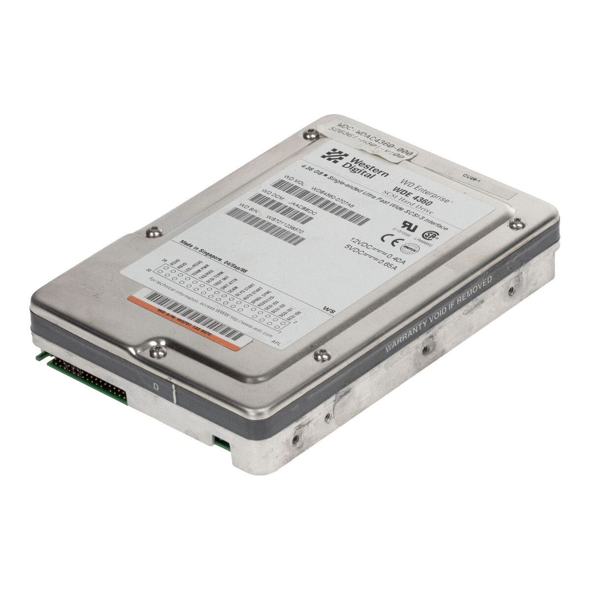 3年保証 Hard Drive Fujitsu S 26361-H 301-V 100 WDE 4360-0707 A 6 4.36 GB 7.2 K SCSI