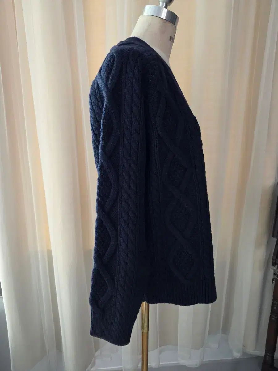 ネイビー カーディガン