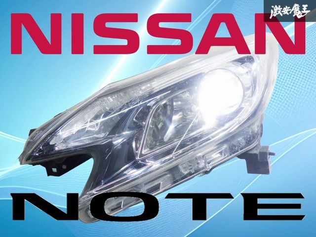 破損無し！】日産純正 E12 ノート 中期 LED ヘッドライト ヘッドランプ