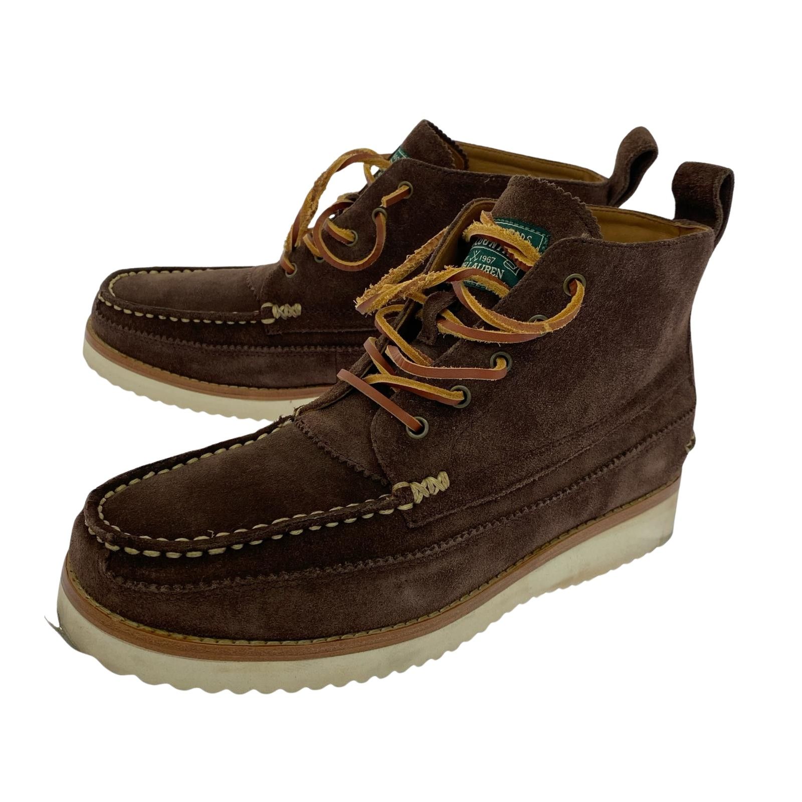 POLO RALPH LAUREN ﾌﾞｰﾂ RANGER WRKBT 27 cm ﾀﾞｰｸﾌﾞﾗｳﾝ