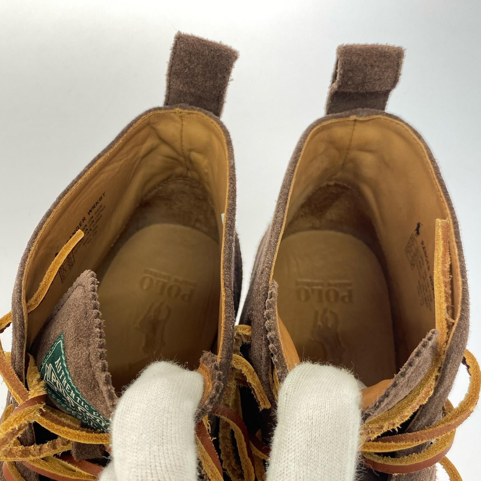  POLO RALPH LAUREN ﾌﾞｰﾂ RANGER WRKBT 27 cm ﾀﾞｰｸﾌﾞﾗｳﾝ その他 ブーツ 革靴