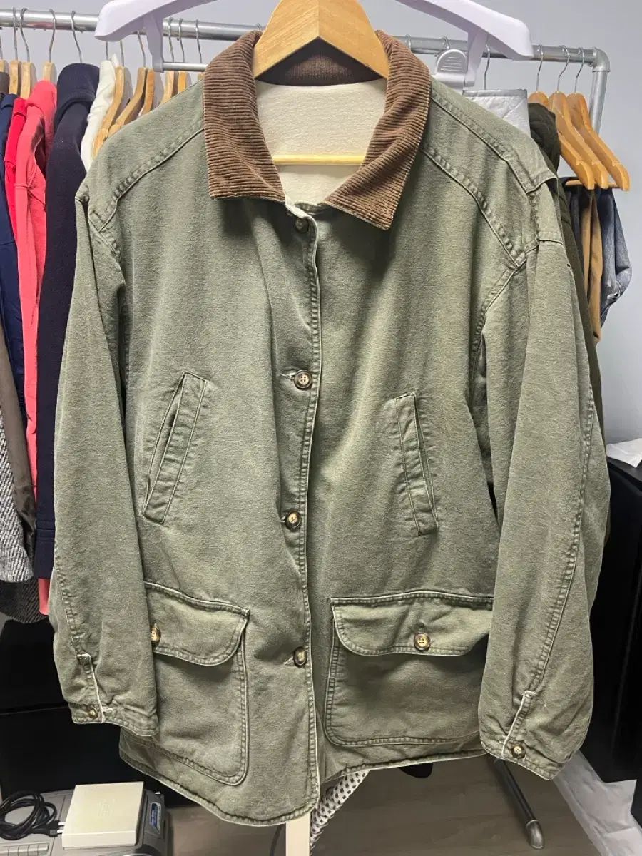 オールド ギャップ コーデュロイ ハンティング ジャケット ベスト GAP