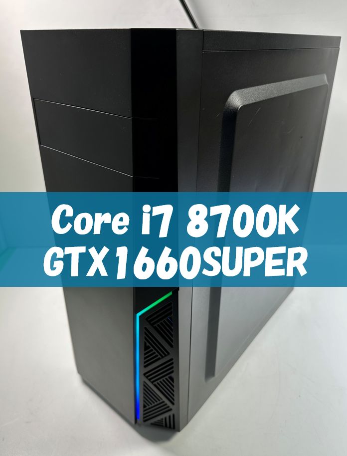 i7 8700K 6c12th 16GB RTX3070 8GB SSD 500GB ゲーミングPC ZALMAN 格安ゲーミング/i7 8700K/gtx1660super/Windows11home/SSD128GB/HDD1TB