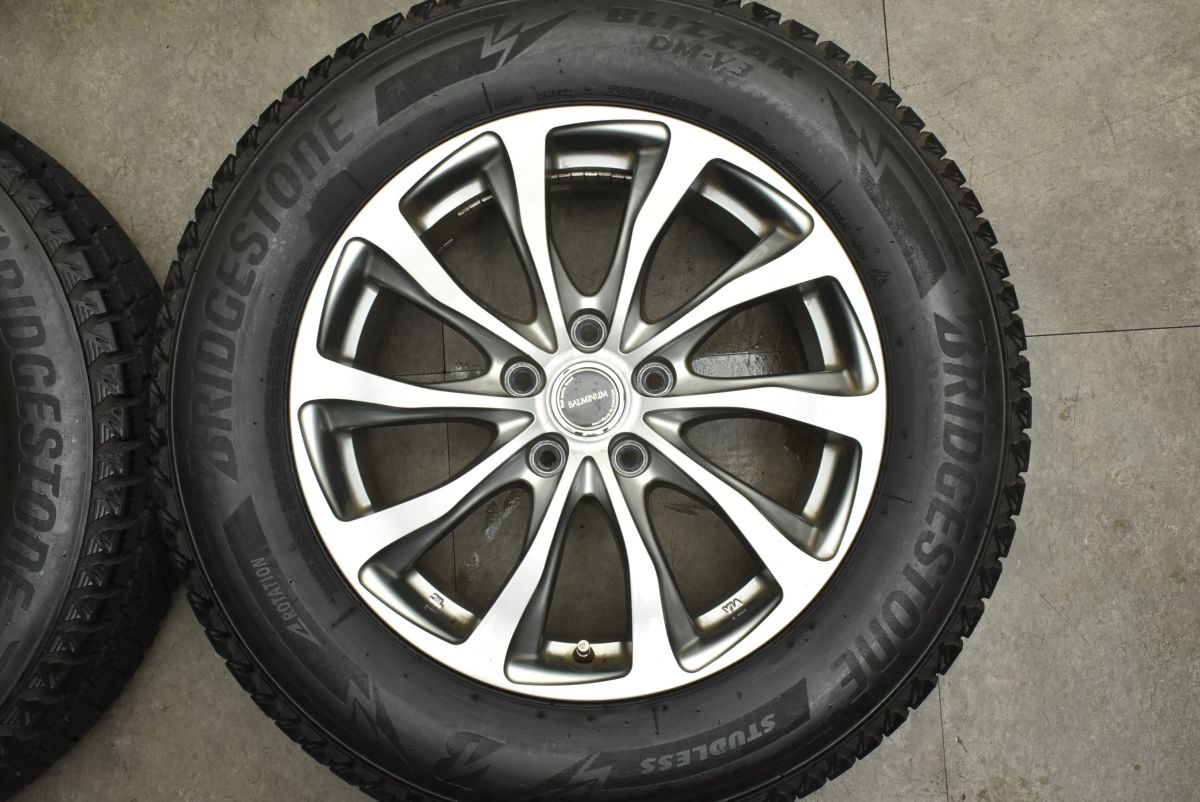 交換用に】バルミナ 17in 7J +45 PCD114.3 ブリヂストン ブリザック DM