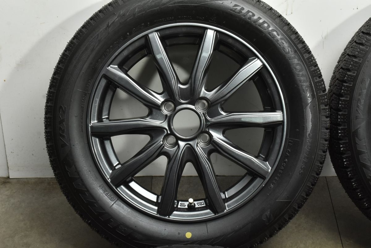 ☆送料込☆22年☆バリ溝☆ブリヂストン ブリザック VRX2 165/60R15 バリ溝 165/65R14 BS VRX2 4本セット