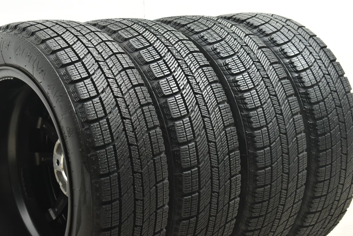  バリ溝 EMBELY 16 in 6 J 45 PCD 100 製 アイスアクティバ AW 1 175 60 R アクア フィット ノート MAZADA 2 デミオ 16インチ タイヤ ホイールセット