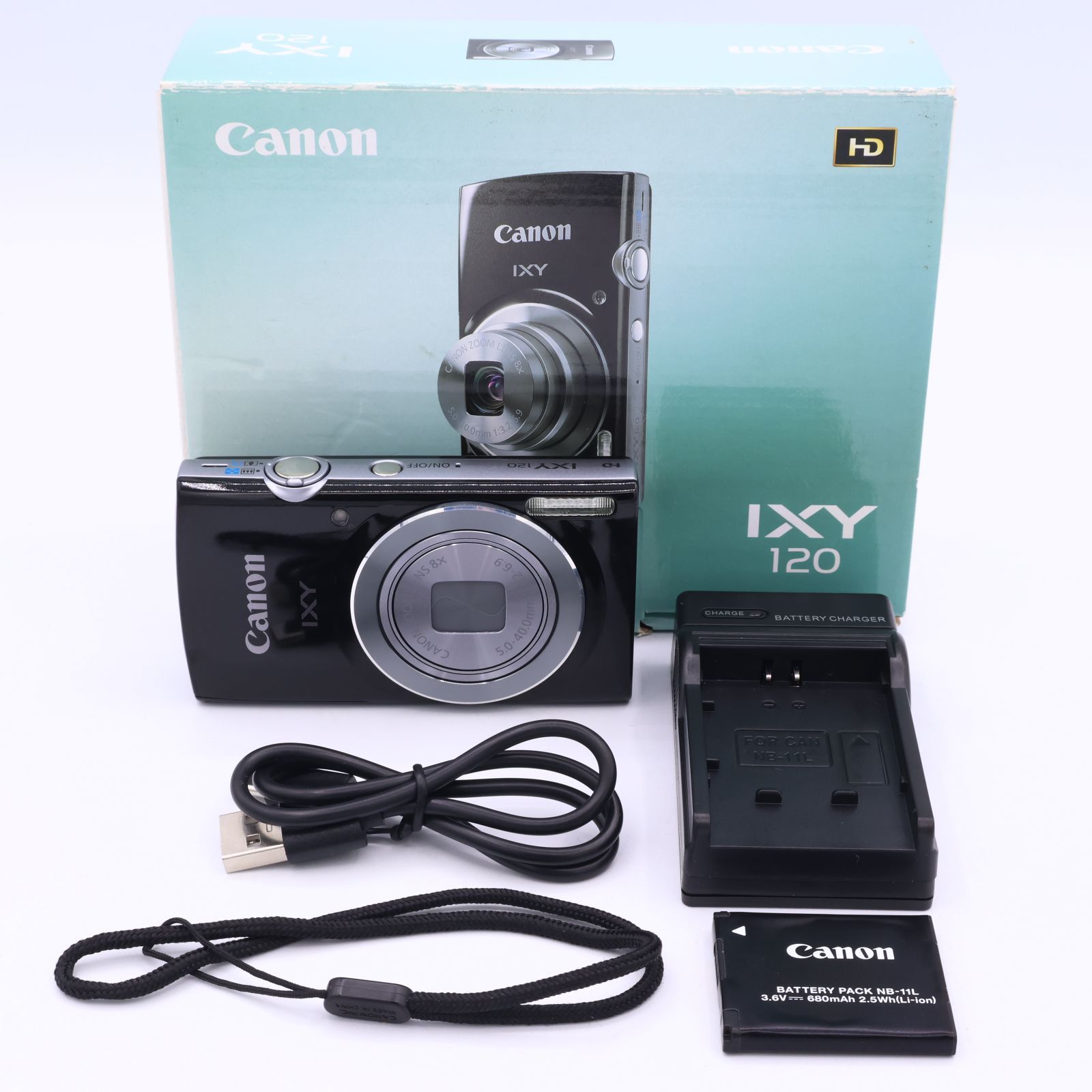 Canon キヤノン デジタルカメラ IXY 120 光学8倍ズーム ブラック