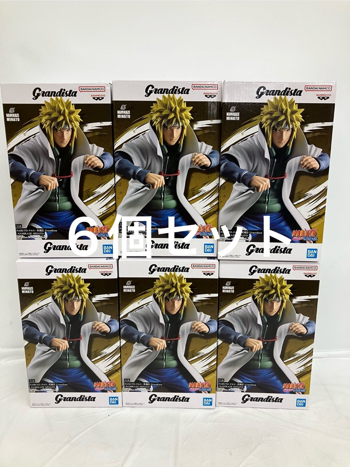 未開封 ナルト疾風伝 Grandista 波風ミナト 6個セット LFQ685 f101