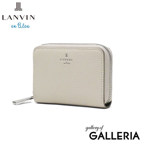 ランバン オン ブルー コインケース メンズ レディース 仕切り 本革 LANVIN en Bleu ブランド 小銭入れ 革 牛革 レザー おしゃれ 軽量 軽い コンパクト 鍵 キーリング ラウンドファスナー モル 538602