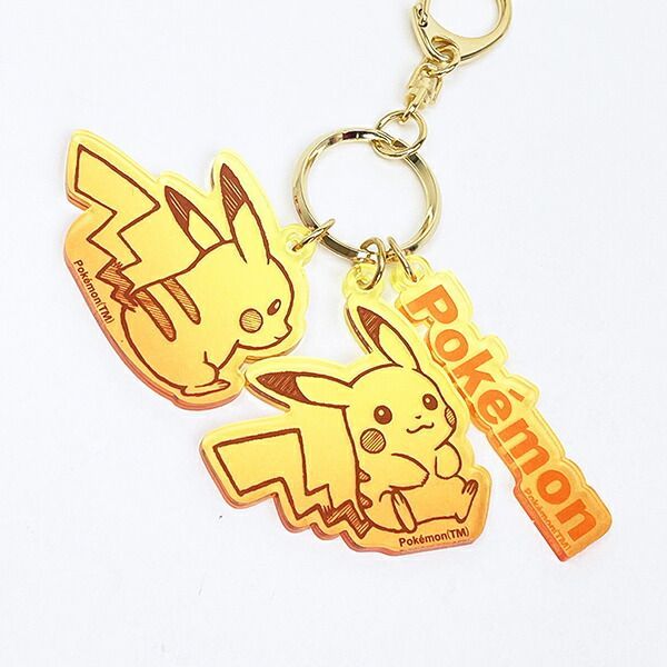 ポケットモンスター ピカチュウ アクリルキーホルダー グラデーション
