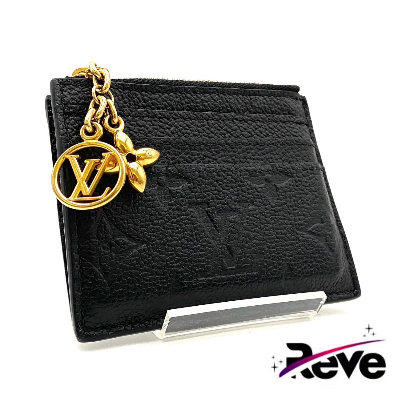 ルイヴィトン カードケース ポルト カルト フローラ ブラック